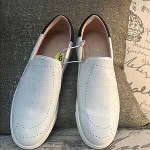 Women’s Kate Spade White Slip-On Shoes